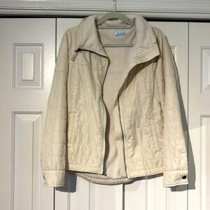 Columbia fleece lined light jacket
